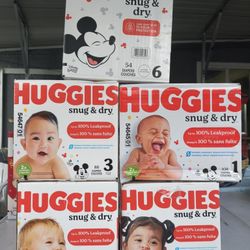 Huggies Snug and Dry diapers