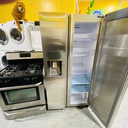 Refrigerator And Stove 