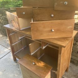 Solid Wood Dresser - Ultimate DIY - Use As Is Or Paint And Create A Custom Masterpiece  Or Buffet / Sideboard 