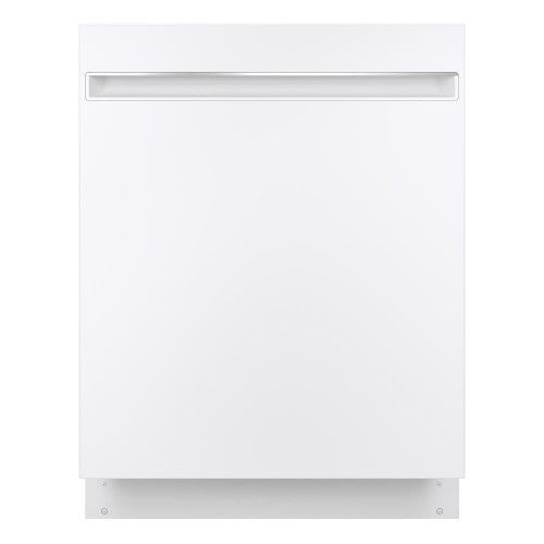 GE - 24 in. - Top Control – Stainless Steel Tub - Pocket Handle Door - Dishwasher – White