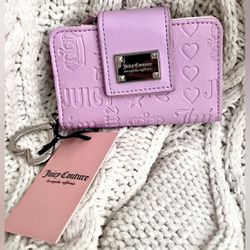Juicy Couture Embossed Lilac Wallet