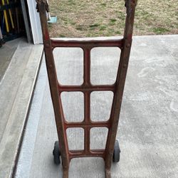  Vintage Hand Truck Wood And Metal 