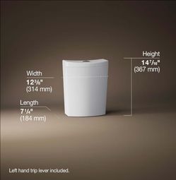 KOHLER 3569-0 Persuade Curv Toilet Tank – New Open Box – White