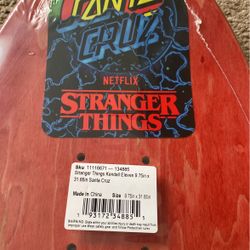 Santa Cruz Stranger Things Board (9.5in X 31.66in)