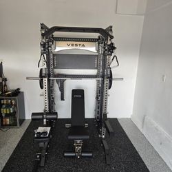 NEW Vesta Pro Series 3in1 Squat Rack | Functional Trainer | Smith Machine | Pulley System |🔴WEIGHTS,BAR, & BENCH SOLD SEPARATELY 🔴 FREE DELIVERY🚚 