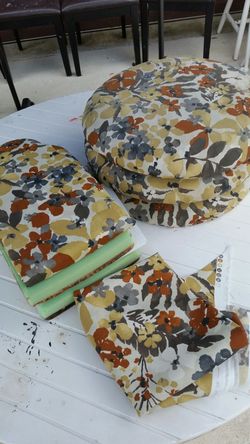 Unfinished seats and backs 3 in total