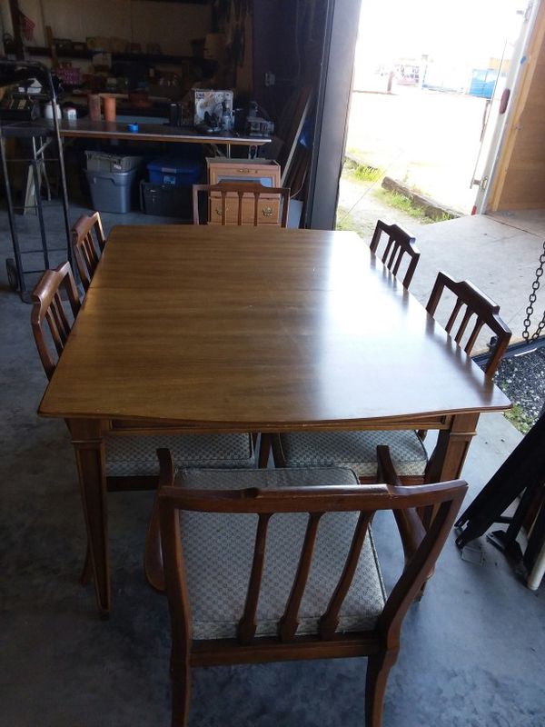 Antique Dining Room Table 6 Chairs And 3 Leafs For In Baytown Antique Dining Room Table 6 Chairs And 3 Leafs For In Baytown Tx Offerup