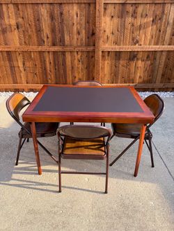 Table and 4 chairs