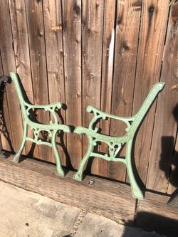 Cast iron bench