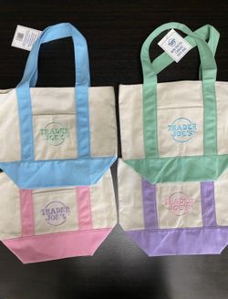 Trader Joe’s Mini Pastel Tote Bags