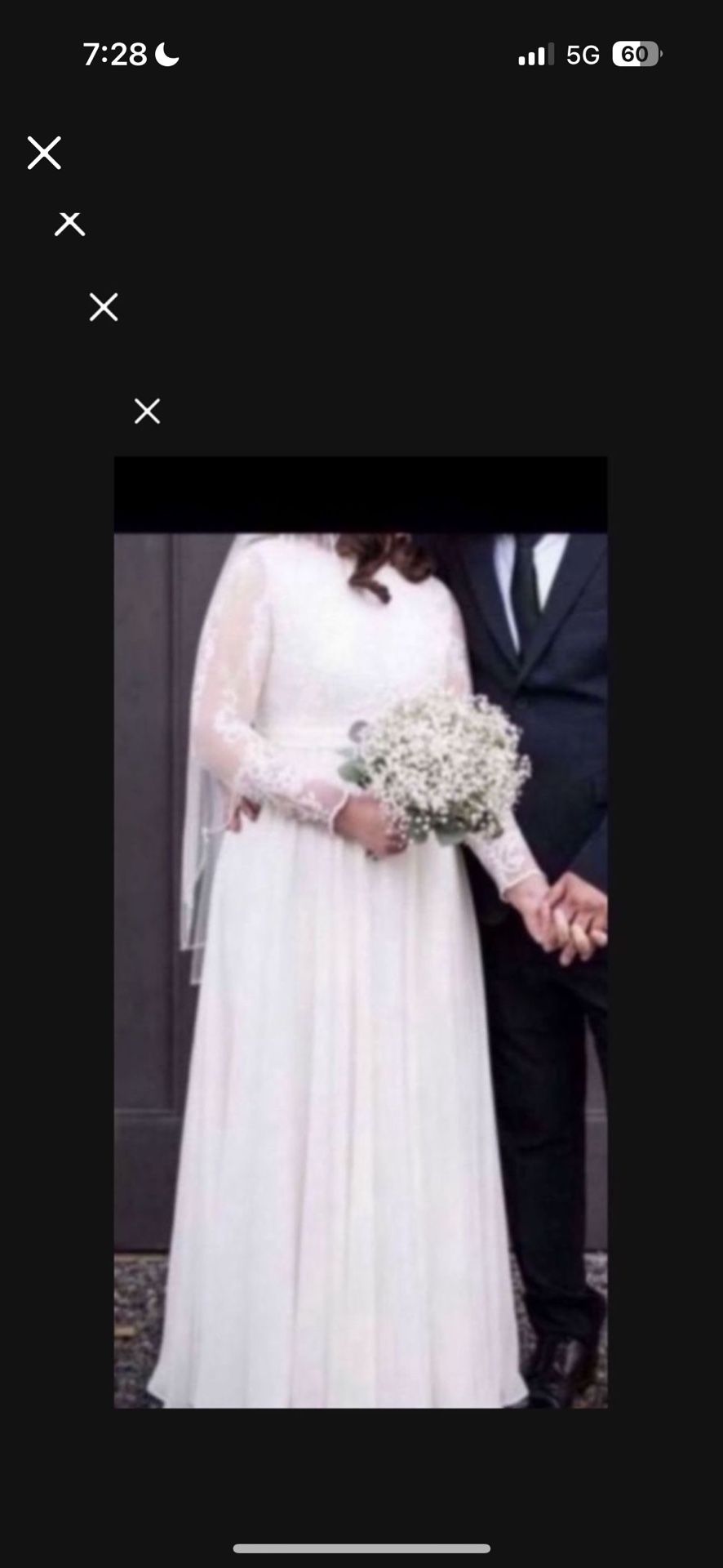 WEDDING DRESS USED ONLY 1