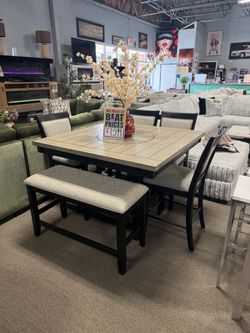 Beautiful dining set! Easy financing! 🔥💜✨
