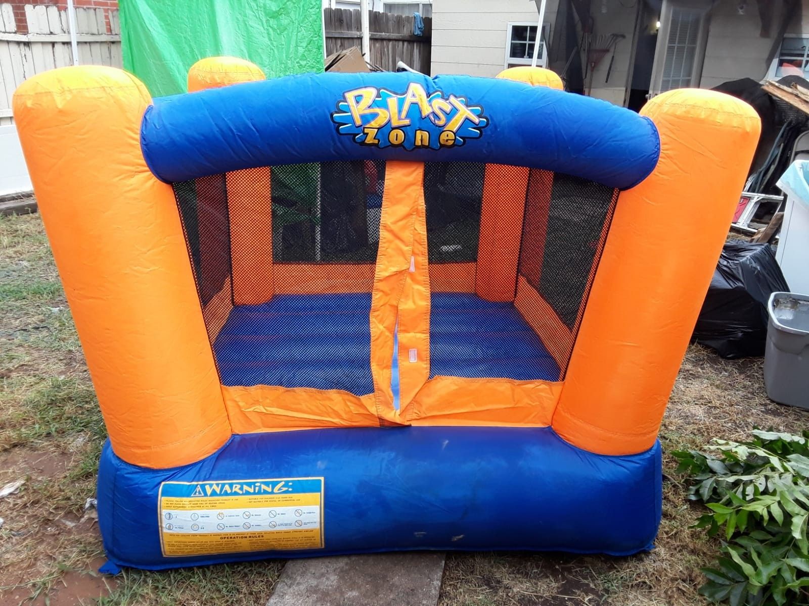 Blast Zone inflatable Bounce House