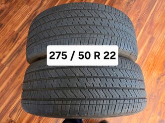 275 / 50 R 22 (2) TIRES BRIDGESTONE