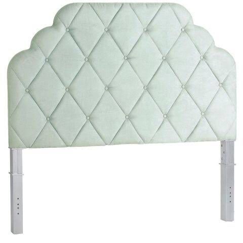 Pier1 Imports Hayworth II upholstered Queen Seafoam Headboard