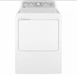 GE White Front-Load Electric Dryer