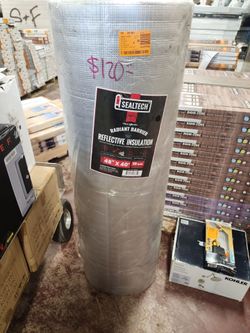SEALTECH
48 in. x 40 ft. Heavy-Duty 10 mm Reflective Insulation Radiant Barrier Roll Soundproofing Thermal Shield