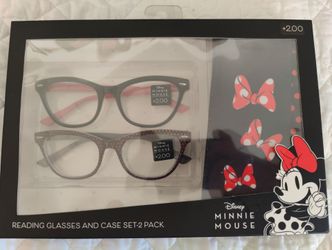 Minnie Mouse Reading Glasses And Case set- 2pack