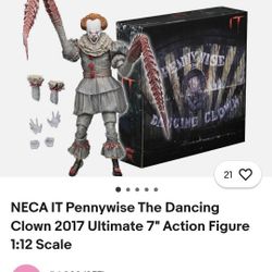 IT Pennywise The Dancing Clown 2017 Ultimate 7" Action Figure 1:12 Scale
