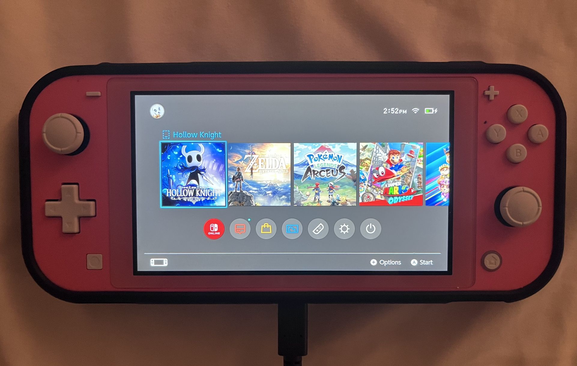 Nintendo Switch Lite With Carrying Case/console Case And Screen Protected