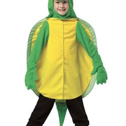 Halloween Child Turtle Costume Size 4-6x 
