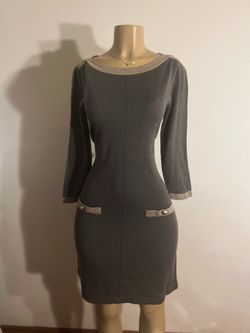 Nine West Grey Glitter Dress