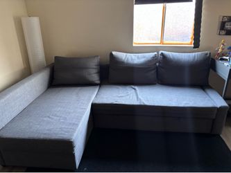 IKEA L Shaped Couch turns to Bed
