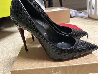 Louboutin Black Patent Heels