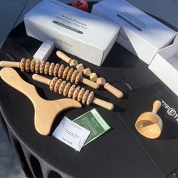 Massage Tool Set wood therapy