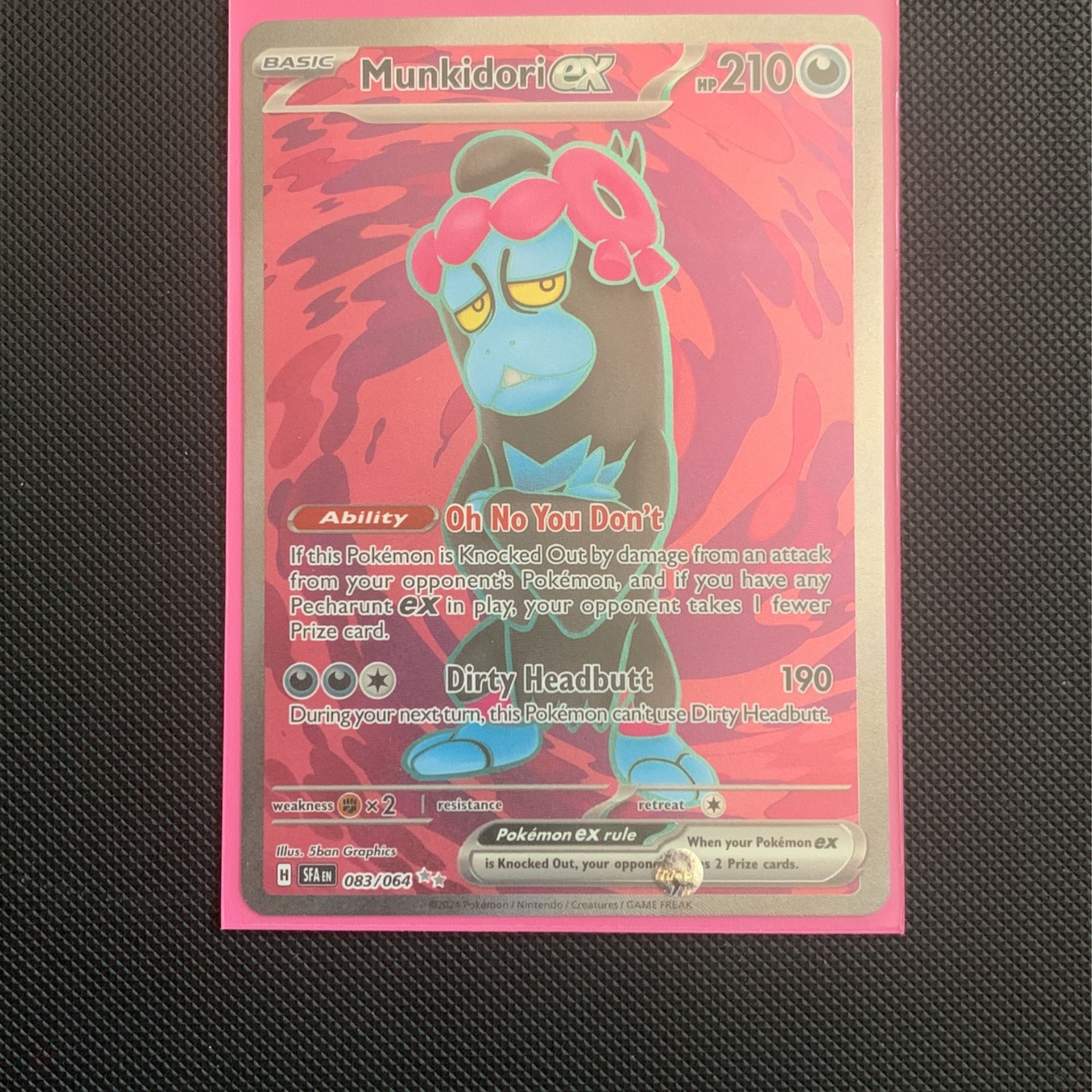 Munkidori ex - 083/064 - SV: Shrouded Fable (SFA) Pokemon Card Single