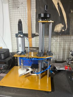 Commercial Pneumatic Filling & Capping Machine Setup – 110V