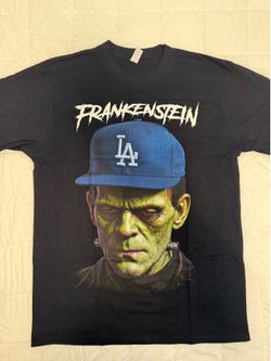 Los Angeles Dodgers Frankenstein graphic Tshirt