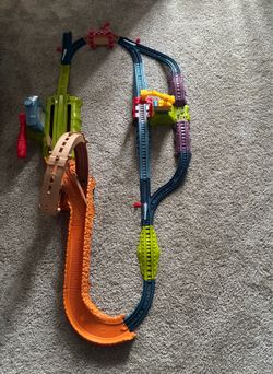 Fisher-Price Orange, Blue and Green Adventure Train Track Set