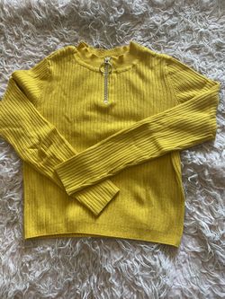 Long Sleeve Yellow Top