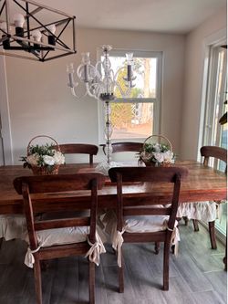 Elegant Crystal Floor Candelabra – 40” Tall (2) AVAILABLE $100 EACh
