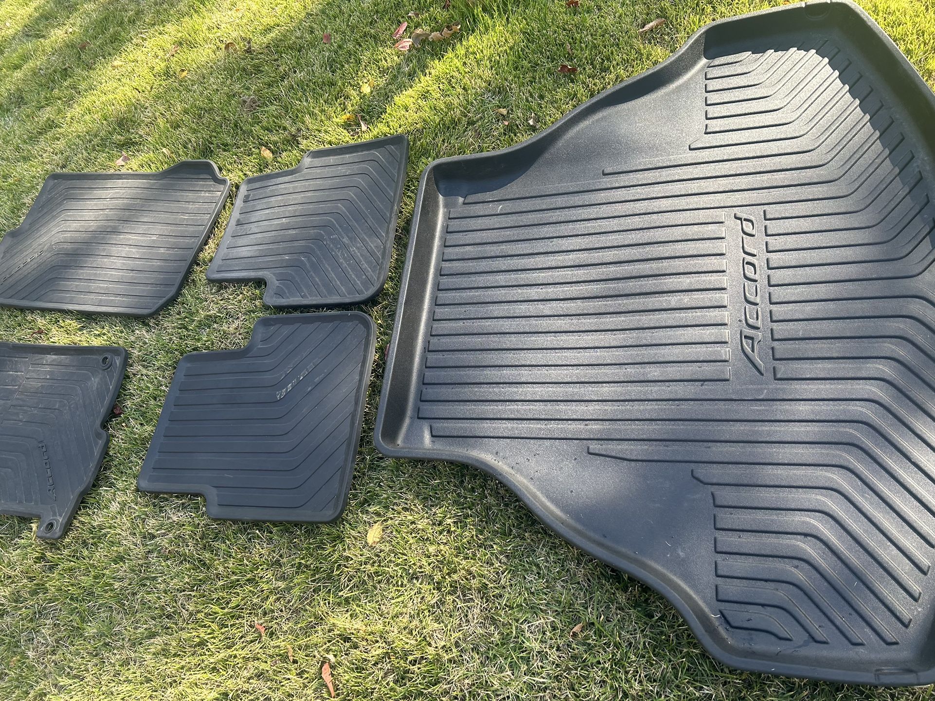 2013-2017 OEM Honda Accord Sedan Rubber Mat Set Black