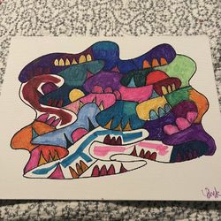 Crazy Shapes Painting New