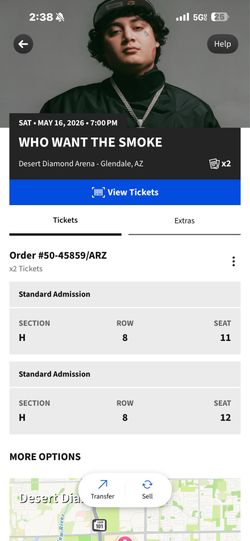 Who want the smoke tickets