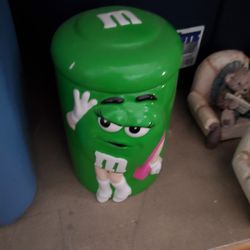 Green M&m Cookie Jar