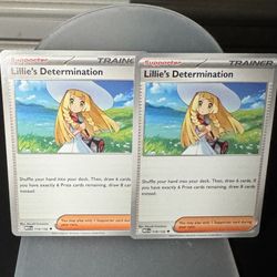 Pokémon Cards Lillies Determination $3each 
