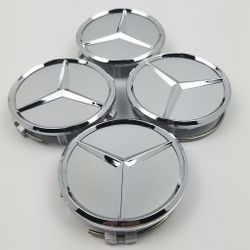 mercedes benz wheel cap 75mm Wheel Center Hub Caps Cover Logo Badge Emblem for Mercedes-Benz Silver