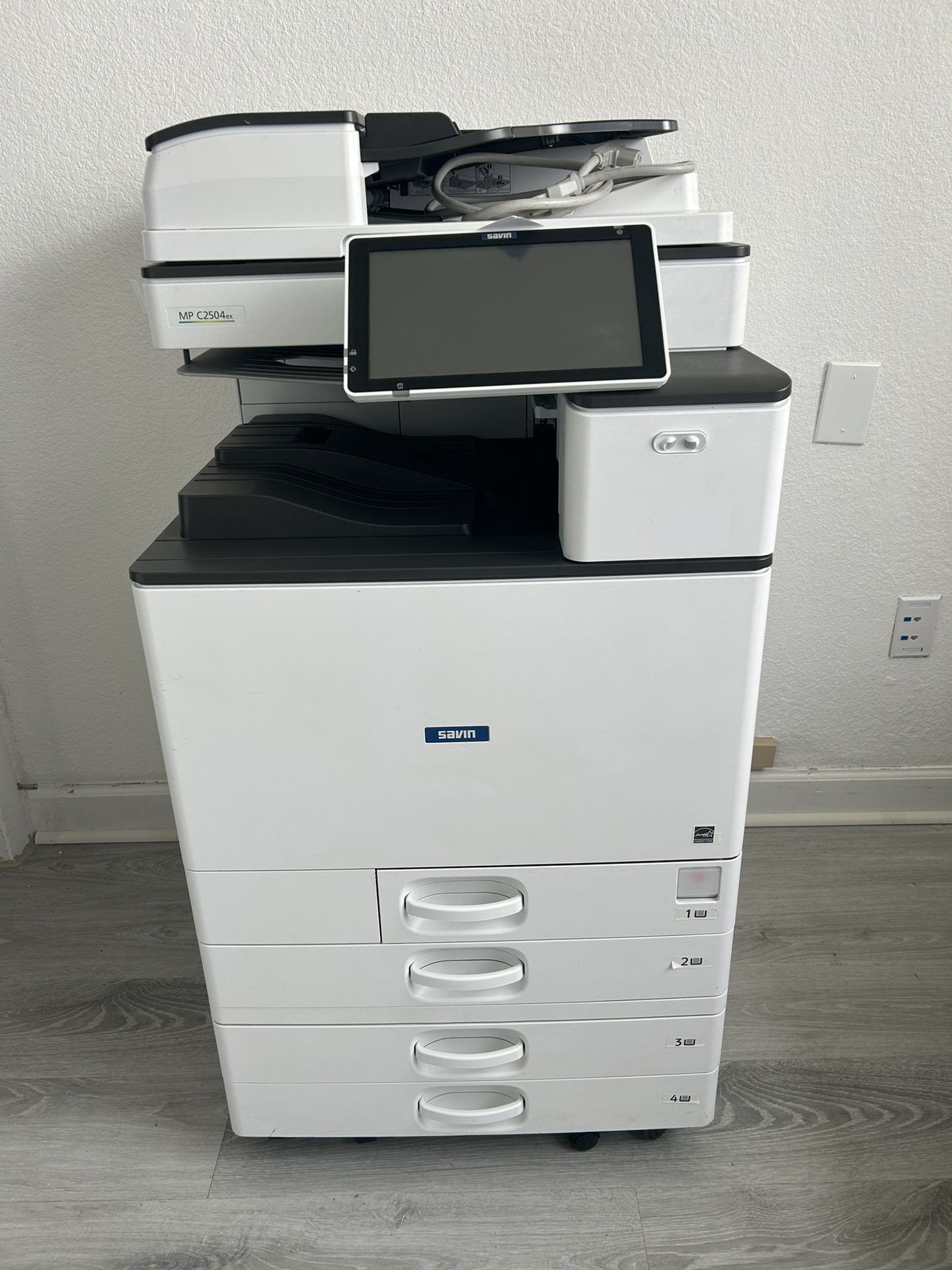 Office Printer Ricoh Mp C2504 Ex Color Copier Machine Laser