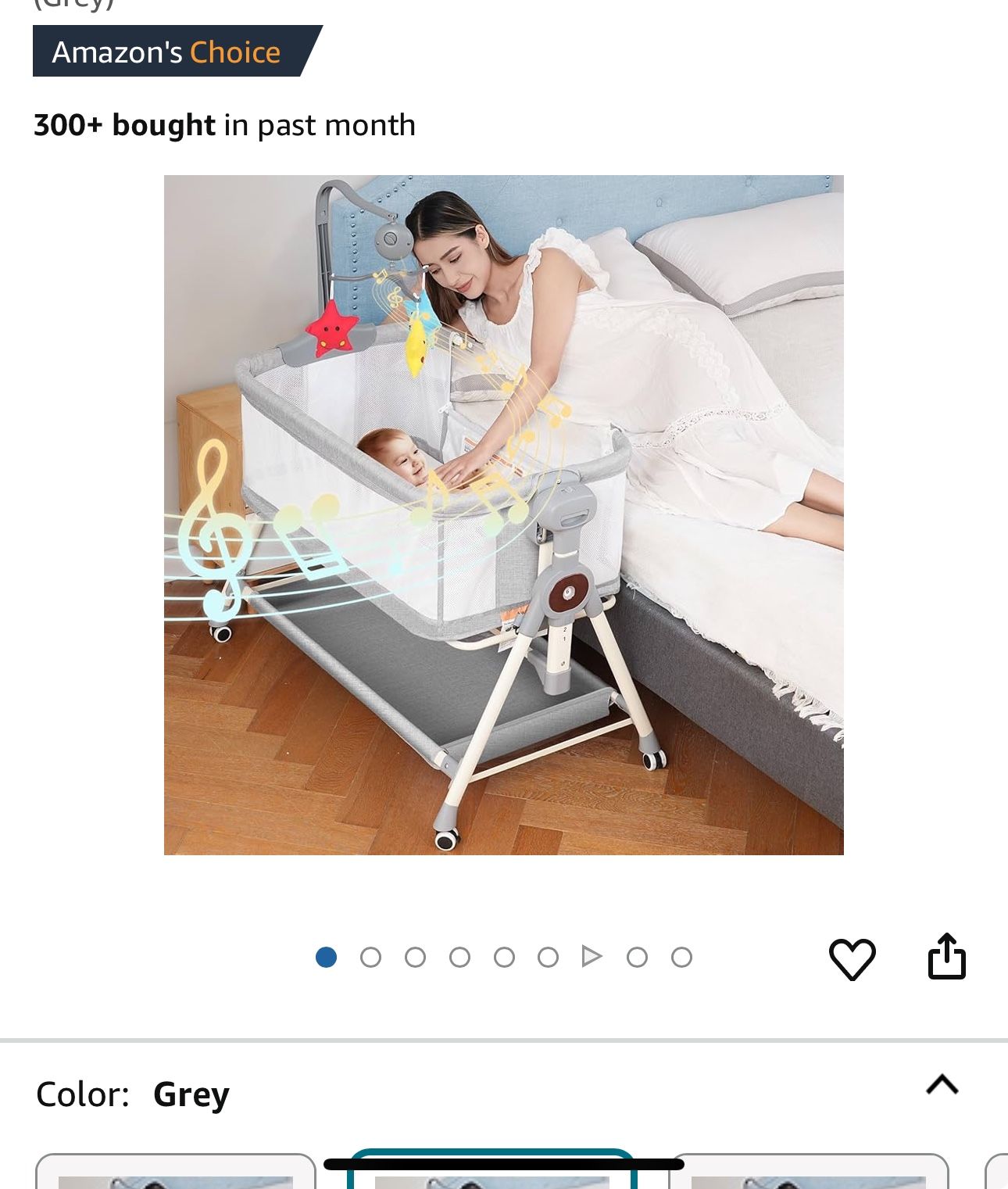 Baby Bassinet, Rocking Bassinet for Baby, in Baby Bassinets