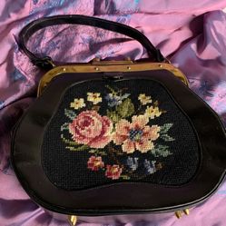 BB Berger Embroidered Handbag