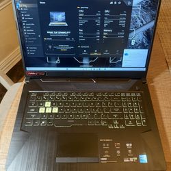 17” Asus TUF Gaming F17 - 32GB RAM