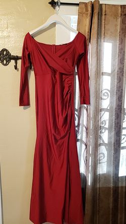 Mermaid red dress