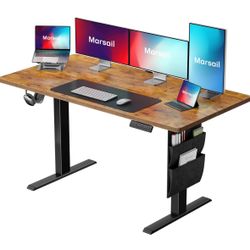 NEW/SEALED Marsail 48x24 Electric Standing Desk - Adjustable Height Computer Desk with Memory Preset