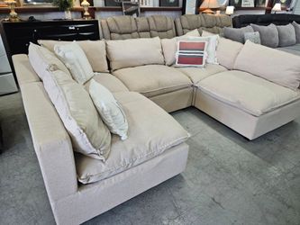 Modular Beige Ashley Furniture Sectional – Delivery Available