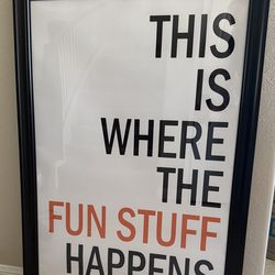 Wall art for play room, game room, or kids room