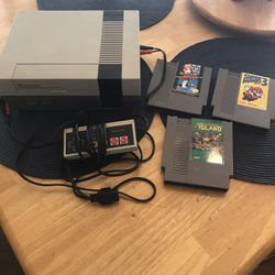 Original Nintendo NES System With Games